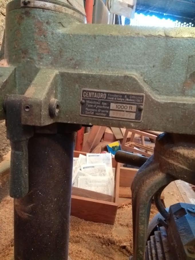 Placa de una máquina Centauro