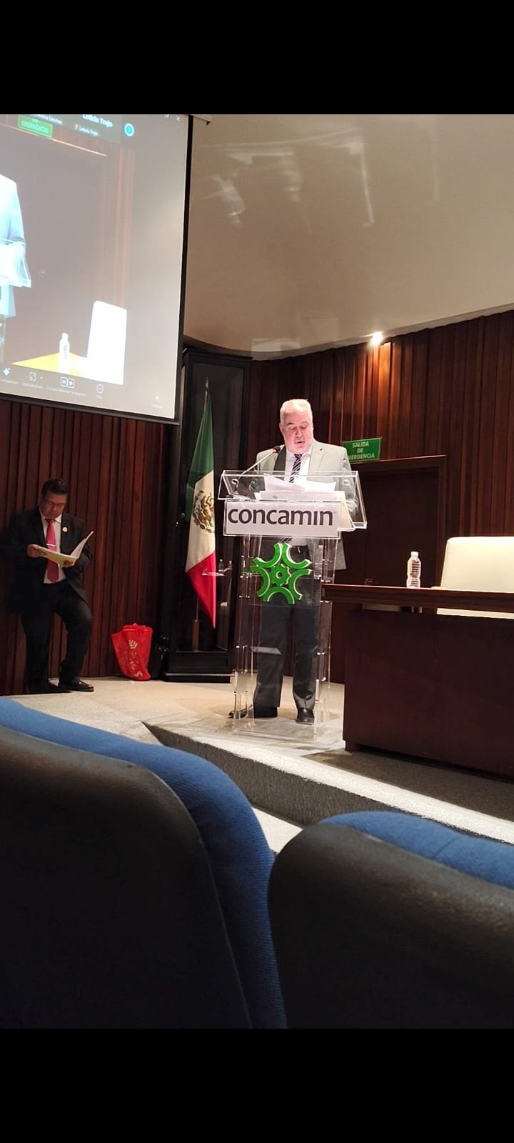 Mensaje durante la ceremonia